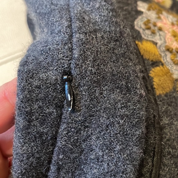 Icelandic Design Wool Embroidered Sweater Jacket Size Small - Picture 14 of 16